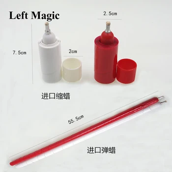 1 Kos Vanishing Sveča Magic Trick Rdeče In Bele Izginjajo Sveča Požar Magic Blizu Stopnji Pribor Mentalism Iluzije