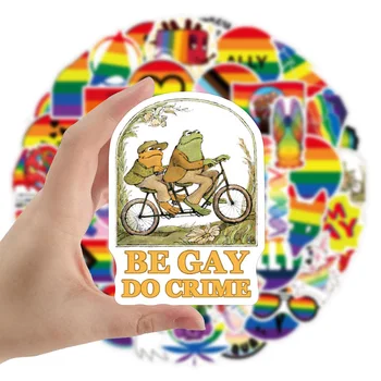10/30/50PCS Gay mavrične barve Nalepke Nepremočljiva Motoristična prenosni Kovček za Prtljago Grafiti DIY Nalepka