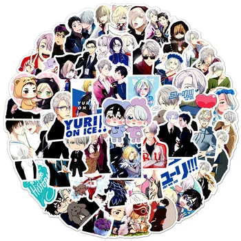 10/30/50pcs Japonski Anime Jurij!!! Na Ledu Grafiti Darilo Umetnostno Drsanje Nalepke Srčkan Otroci Dekle Igrače Prtljage Okno Zid Vode