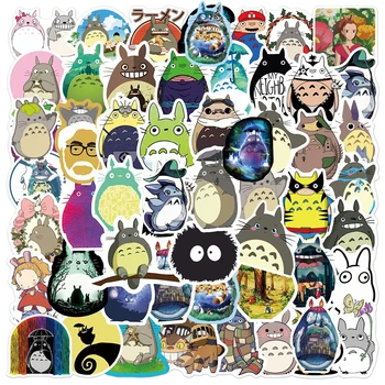 10/30/50pcs Japonski Anime Nalepke Ghibli Hayao Miyazaki Totoro Otroci Risanka Nepremočljiva Nalepke za Steklenico Vode Telefon Dnevnik