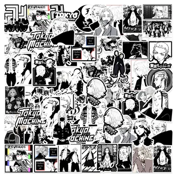10/30/50pcs Manga Tokyo Revengers Anime Nalepke Risanka Grafiti Decals Telefon Avto Skateboard Laptop Nepremočljiva Nalepke za Otroke