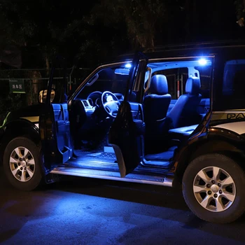 13pcs T10 W5W Žarnice LED Avto Notranje luči Komplet Dome Branje Stopala Okoljske Svetlobe Prtljažnik, Svetilke Za Mercedes Benz GLE W166-2019