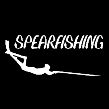 14.3 cm*6.2 cm Spearfishing Vdih Moda Avto Nalepke Dekor Nalepke Vinyl S4-0220