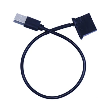 1PC USB za 4 Pin Molex PC Računalnik Hladilni Ventilator 1 Noge Priključek Kabel Adapter Kabel