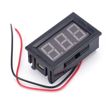 1pcs DC 0-30V rdeče auto avto Mini voltmeter Digitalni tester napetosti test baterije