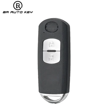 2 Gumbe brez ključa Pojdi Smart Remote Key Primerni za MAZDA CX-3 Axela CX-5 Atenza Model 433Mhz ID49 SKE13E-01 SKE13E-02