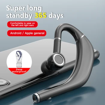 2021 Nova Prostor. Napr Poslovnih Brezžične Slušalke Bluetooth 5.0 Slušalke Držalo Za Uho Eno Čepkov Nepremočljiva Športne Slušalke