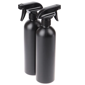 2PCS 500 ml Plastične Črne Sproži Prazno Steklenico Avto Cleaning Spray Multi-funkcijo Steklenico