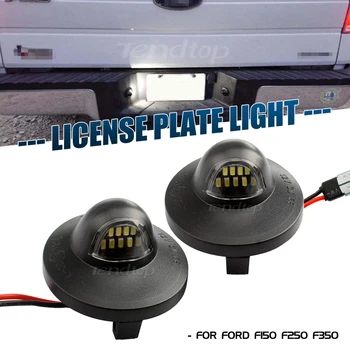 2Pcs Napak LED Tablice Svetlobe Število Lučka Avto Dodatki Za Ford F150 F250 F350 F450 F550 1990-Za Ford Ranger