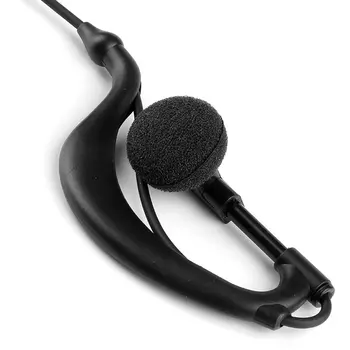 3,5 mm Ukrivljen Mono Slušalke Poslušanje Le Slušalka Za Zvočnik Mikrofon Za 2way Radio Trajne Ukrivljen Mono Slušalke dropshipping Vroče