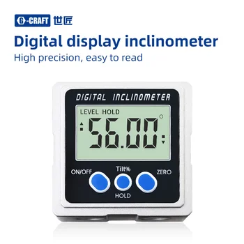 360 ° Mini Digital Merilnikom. Visoko Natančnost Elektronske Goniometer Inclinometer Prenosni Ravni