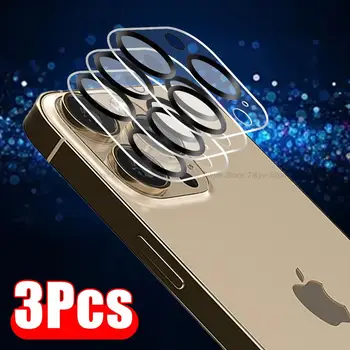3pcs Objektiv Kamere Protector za iPhone 13 mini pro max 2021 celotne slike, Objektiv Film Pregleden Fotoaparat Stekla Varstvo Primeru
