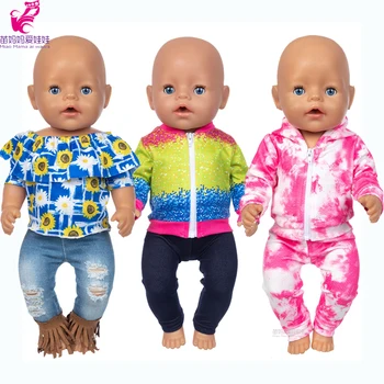 43 cm Baby Doll Obleko Klobuk, Škornji 18 Inch Ameriški OG Dekle Dolls Obleke, Igrače, Rabo dodatki