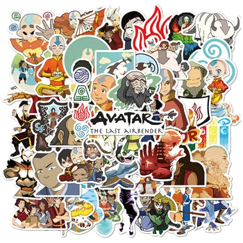 50PCS Anime Avatar The Last Airbender/Haikyuu/Taylor Nalepke Nepremočljiva Skateboard Kitara Laptop Prtljage kul Stikers Otroci Igrače