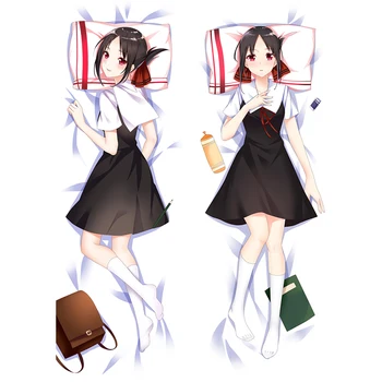 50x180cm Anime Kaguya-sama Ljubezen Je Vojna Dakimakura Objemala Telo Blazino Kritje Primera Shinomiya Kaguya 3D Dve Strani Dekle pillowcases
