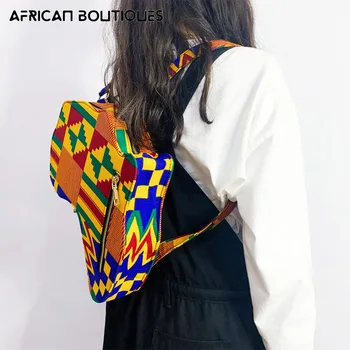 Afriške Tiskanja Vrečko Afriške Zemljevid Torba Visoke Kakovosti Kente Tiskanja Vrečko Afriška ženska Moda in Ženske Messenger Bag Lady Vrečko