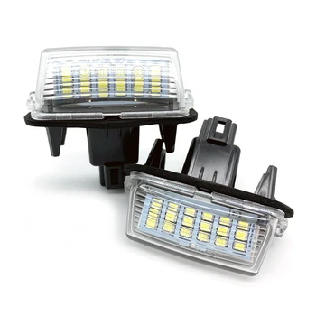Avto LED osvetlitev registrske tablice za Toyota Camry 50 število LED primerni za Peugeot Citroen 206 306 307 406 407 C3 za yaris