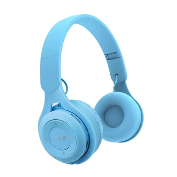Bluetooth Slušalke Zložljive Brezžične Slušalke Podpira TF Kartice Avdio AUX Žično Za Telefon, PC Gaming Slušalke Otroci Otrok Darilo