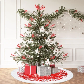 Božično Drevo Krila Snežinka Rdeča, Zlata, Bela Kariran Flanela Jelenov Sani Počitnice Snežaki Božič Santa Claus 2021 Vesel Božič