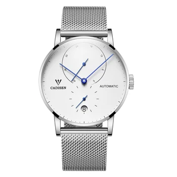 CADISEN Samodejni Watch C1030 Mens Ure Top blagovne Znamke Luksuzni Watch Poslovnih Nepremočljiva 50m Športnih Moških Mehanske Ročne ure