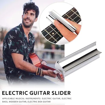 Cinkove Zlitine Kitare Slide Ton Bar Prenosni Hawaiian Drsnik Glasbeni Prijetno Instrument, Material za Električno Kitaro