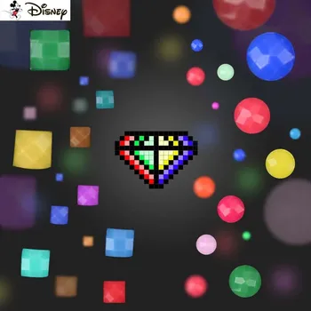 Disney Kvadratnih/Krog Vaja 5D DIY Diamond Slika 
