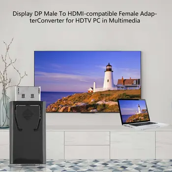 Display Port DP Moški HDMI je združljiv Ženski Pretvornik Kabel Video Adapter, Avdio Priključek Za HDTV računalniško Aplikacijo