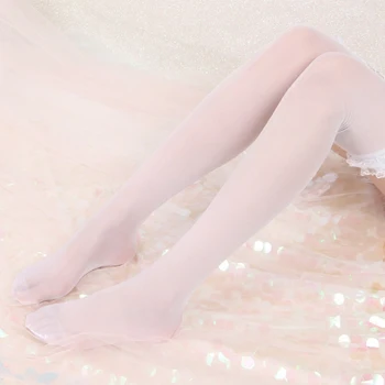 Japonski dekle čipke bowknot žamet s prosojno knee visoke nogavice - korejski jk knee visoke nogavice - seksi ženska