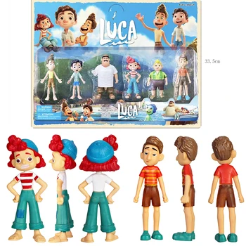 Luca Pixar Animation Studios Dejanje Luca Sea Monster PVC Anime Figura Model Zbirka Otroci Igrače
