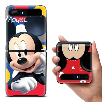 Luštna Mickey Mouse Za Samsung Galaxy Ž Flip 3 5G Črna Moda Mobilne Shockproof Fundas Težko Pokrivajo Primeru Telefon