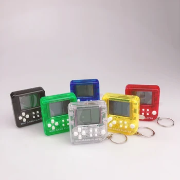 Mini Klasična Tetris Igre Keychain Pralni Otrok Ročni Retro Nostalgično Igre Konzole za Video Igre Tetris