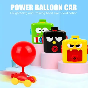 Moč Balon Avto Igrača Montessori Igrače Izobraževanje Eksperimentalni Igrače Sestavljanke Smešno Inercialni Začetek Stolp Avtomobili, Igrače Za Otroke Darilo