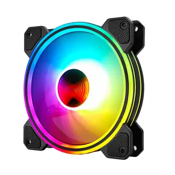 Močan Koristno 5V ARGB LED Računalnik Ventilator Hladilnika Močno RGB Fan Tekočine Nosijo za Pisarno