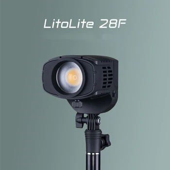 Nanguang Nanlite Litolite 28F LED COB Svetlobe 28W 5600K Zatemniti Nastavljiv Fokus Osvetlitev z Bliskavico za Studio Fotoaparat Pozornosti