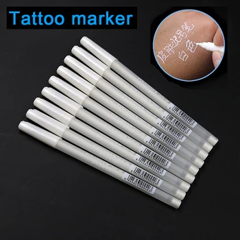 Nove Bele Obrvi flomaster Tattoo Oprema Microblading Tatoo Kirurške Kožne flomaster za Permanentni Make up Dobave