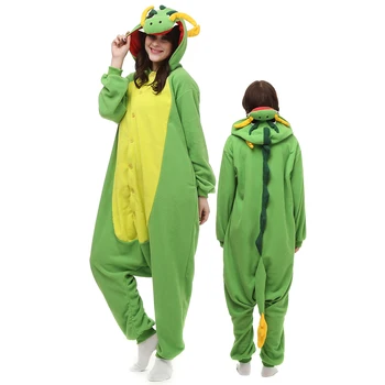 Odraslih Pižamo Zmaj Onesie za Ženske, Moške Pižame Živali Cosplay Kostum Sleepwear Kigurumi Anime Disfraz Halloween Onesieshow