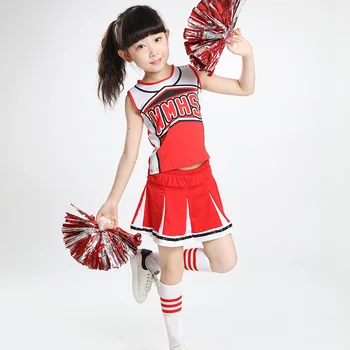 Otroška Predstava Cheerleading Ples Costuems Jazz Street Dance Nosijo Uniforme Šolski Šport Gimnastika Oblačila
