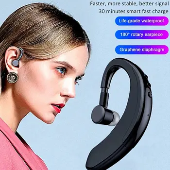 S11 Avto Poslovni Mini Brezžična Slušalka Bluetooth Čepkov Slušalke Prosojno Visoki Močan Bas visoke zmogljivosti Baterije Slušalke