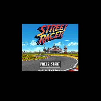 Street Racer 16 bit Velika Siva Igra Kartice Za ZDA NTSC Igra, Igralec