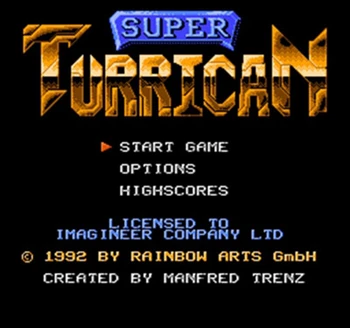 Super Turrican 60 Zatiči angleški Različici Igre Kartuše za 8-Bitno 60pin igralne Konzole