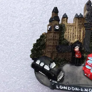 Velika Britanija London Točke 3D Smolo, Hladilnik Magneti Turistični Spominek Doma Dekoracijo Hladilnik Magnetne Nalepke