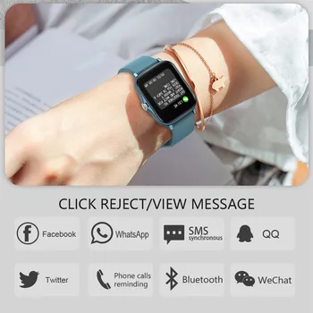 Y20 Bluetooth Opomnik Pametno Gledati 1.69 Palčni Zaslon na Dotik Ženske Športna Fitnes Tracker IP67 Moške Srčni utrip Smartwatch PK P8