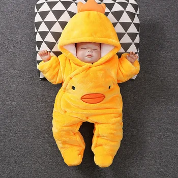 Za malčke Baby Oblačila Romper Onesie Anime Raca Zajček Mehko Toplo ropa de bebe Baby Jumpsuits Novorojenčka igralne obleke otroški Pustni Kostum