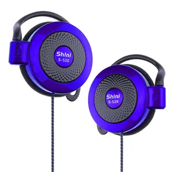 Za Shini s-520 3,5 mm Stereo Mp4 Uho-Kavelj Igre Športne Mobilni Telefon Univerzalno Slušalke Ear Kavljem Slušalkami Žica Športne Slušalke