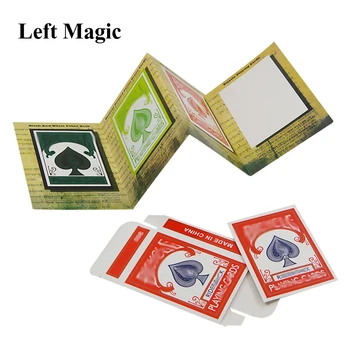 Zabavno 3D Oglaševanje čarovniških Trikov kart, ki se Pojavljajo Magia Čarovnik Blizu Prevara Rekviziti Mentalism Komedija Klasična igrača